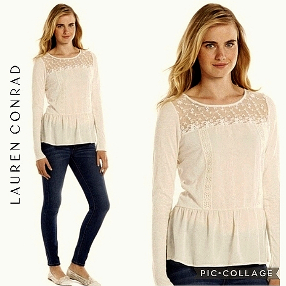 Peplum Top - Lauren Conrad